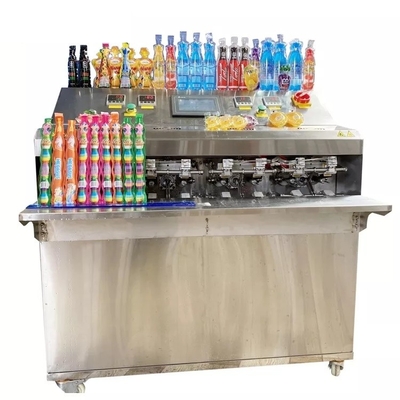 8 Nozzles Pouch Juice Multi Packing Machine Filling Sealing 220V 50HZ