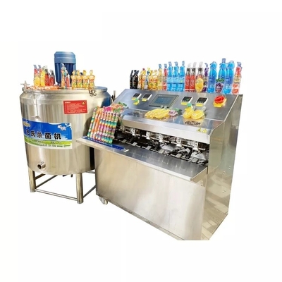 8 Nozzles Pouch Juice Multi Packing Machine Filling Sealing 220V 50HZ