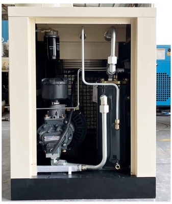 Double Portable Rotary Single Screw Air Compressor 8Bar Direct Connection Type