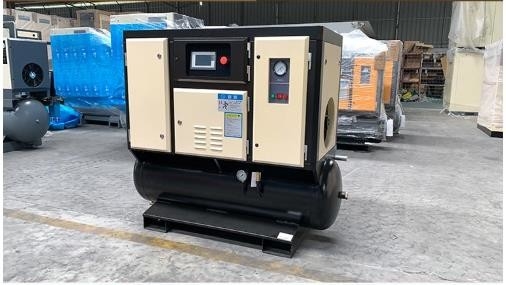 Direct Connection Type Portable Rotary Screw Air Compressor Four In One 10Hp 7.5kw