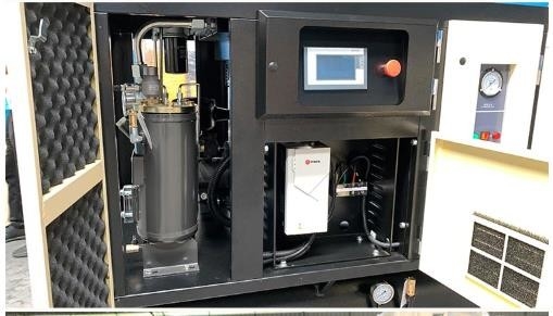 Direct Connection Type Portable Rotary Screw Air Compressor Four In One 10Hp 7.5kw