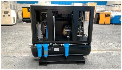Direct Connection Type Portable Rotary Screw Air Compressor Four In One 10Hp 7.5kw