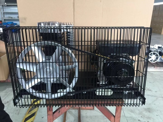 3.0HP Dual Cylinder Reciprocating Piston Compressor Belt Single Phase