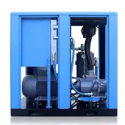 Low Noise 14L 11kw Portable Screw Air Compressor 3 Phase Air Cooling Direct Driven