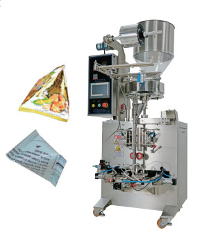 Vertical Triangle Bag Packing Machine Multi Function For Peanut Beans Melon Seeds
