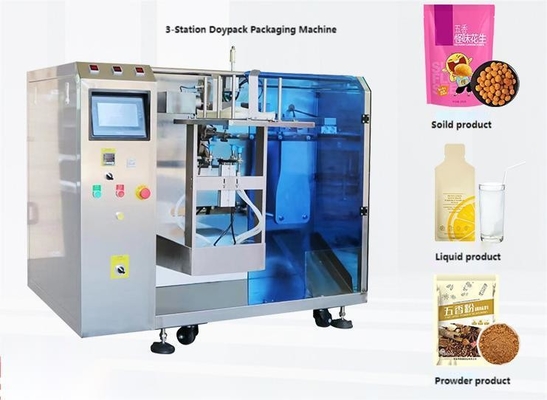 Automatic Doypack Packaging Machine For Seasoning Powder, Particle Seed Coffee Powder