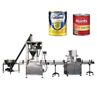 Touch Screen Multi Purpose Metal Cans Packing Machine With Stainless Steel Construction