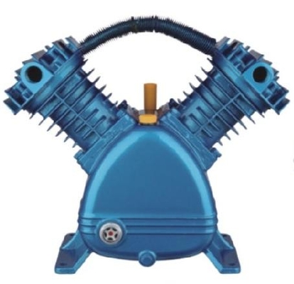 Low Noise Level 60DB 90mm*2 Cylinder Industrial Grade Reciprocating Piston Air Compressor Head for Performance