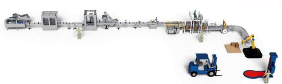 50ml-1000ml Automatic Liquid Filling Production Line straight Line Distributional Type