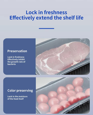 Precise Gas Atmosphere Control Automatic Map Tray Sealing Machine Fresh Whole Chicken Tray Packing Machine