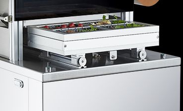 Automatic Tray Sealer DQ370L-V with  Vacuum Displacement Packaging Food Grade 304 Stainless Steel and 6061 Anodized Aluminum Mold