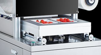 Commercial Automatic Tray Sealer DQ305L-E with Food Grade Stainless Steel and 6061 Anodized Aluminum Mold for Modified Atmosphere Packaging