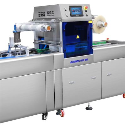 Automatic Modified Atmosphere Airflow Displacement Chain Plastic Tray Sealer DQ580AT-E High Quality Tray Sealer