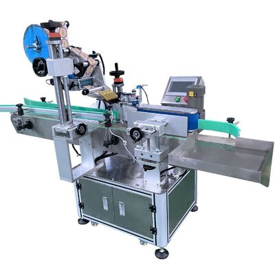 Fully automatic double head round bottle labeling machine CH-306 neck label automatic labeling machine