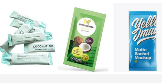304SS Shampoo Sachet Packing Machine Filling Honey Liquid Food Beverage
