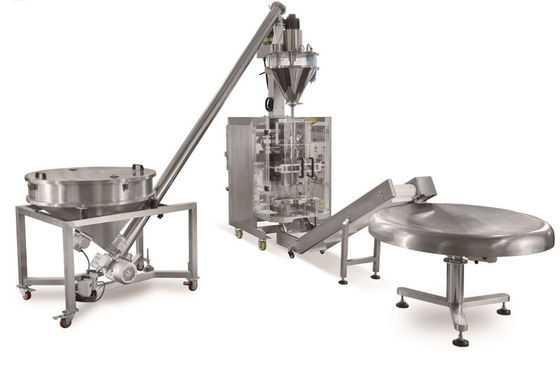 420mm Detergent Vertical Powder Packing Machine Filling 3KW Auger Filler