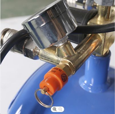 115psi Mini Portable Air Compressor With Tank 50L 8 Bar Blue