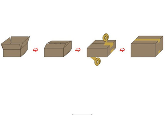Cosmetics Box Erector And Sealer Case Gluing Closing Box Packing Machine