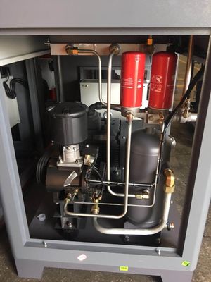 8bar Helical Screw Compressor 7.5 Kw 10L 214KGS Belt Driven Type