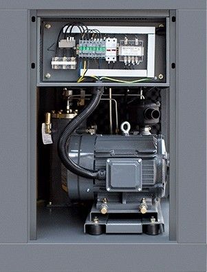 8 bar Belt Electric Screw Compressor Double Control System 1.6m3 min