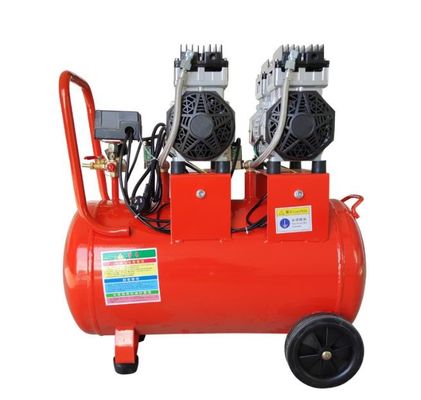 70dB Red Dual Piston Air Compressor 112MM Direct Driven Type