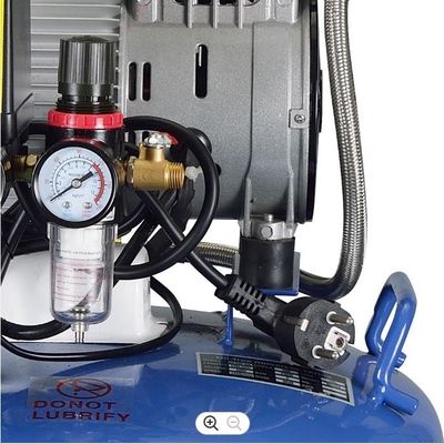 2400W Mute Air Compressor 60MM Noiseless Double Nozzles Aluminum Alloy Body
