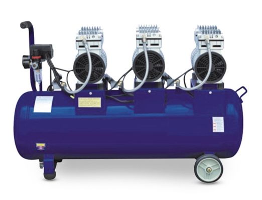 2400W Mute Air Compressor 60MM Noiseless Double Nozzles Aluminum Alloy Body