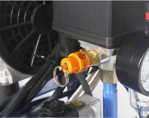 3 Head Silent Air Compressor Noiseless 210L Min Air Cooling