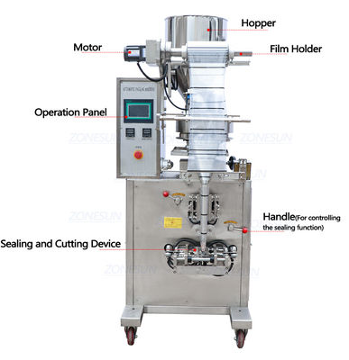 ZS K100 Small Automatic Tea Sachet Packing Machine 200cm