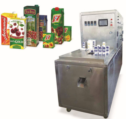 Semi Automatic 1.5L Paper Filling Machine Gable Top Multi Function