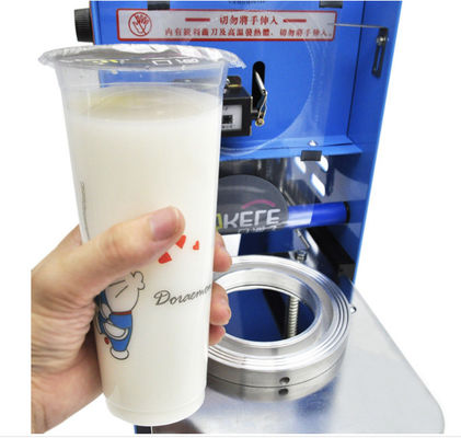 Diameter 95mm wheaten food Cup Filling Sealing Machine 700 Cups / Hour