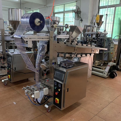 Small Vertical Chain Bucket Popcorn VFFS Packing Machine With Nitrogen Semi Automatic