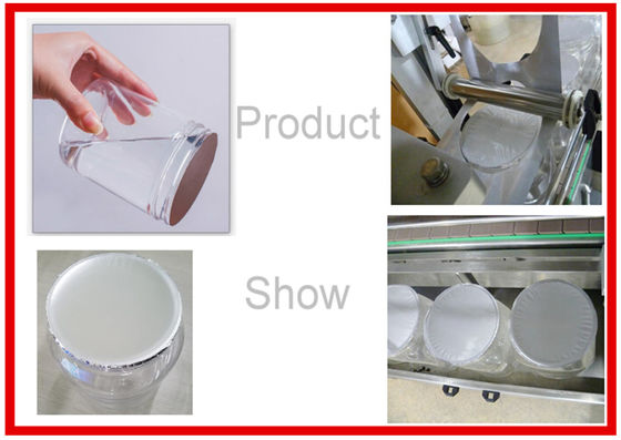 55pcs/min Automatic Cup Filling Sealing Machine Aluminum Tin Can Sealing Machine