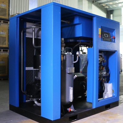 28L 50HP Small Rotary Portable Screw Air Compressor Belt Driven