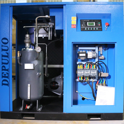 28L 50HP Small Rotary Portable Screw Air Compressor Belt Driven