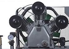 Compact structure Dual Piston Air Compressor Belt 7.5kw 8bar Three Phase