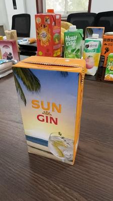 1000-3000CPH पैकिंग क्षमता और 380V/50Hz बिजली की आपूर्ति के साथ अनुकूलित 1000ml प्रिज्मा स्क्वायर या बेस एसेप्टिक कार्टन भरने की मशीन