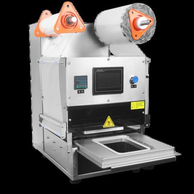 फैक्टरी प्रत्यक्ष इलेक्ट्रिक गैस प्रतिस्थापन प्लास्टिक ट्रे इलेक्ट्रिक साधारण पैकेजिंग DF300TA-E पूरी तरह से स्वचालित खाद्य ट्रे सीलर