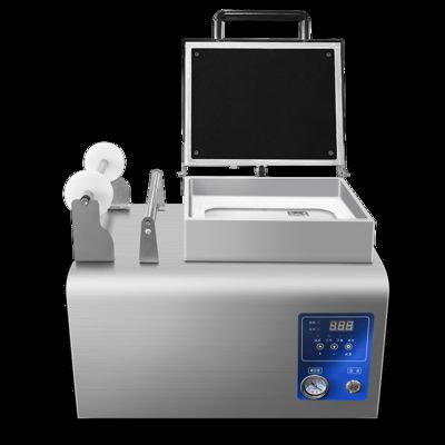 प्लास्टिक ट्रे वैक्यूम त्वचा सीलिंग मशीन CH-DQ230VST खाद्य ग्रेड स्टेनलेस स्टील और 6061 फास्ट फूड पैकेजिंग के लिए एनोडाइज्ड एल्यूमीनियम मोल्ड के साथ