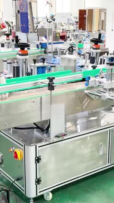 Fully automatic double head round bottle labeling machine CH-306 neck label automatic labeling machine
