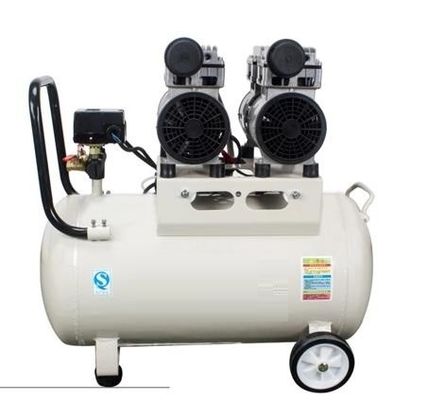 Small 1100w Oil Free Piston Air Compressor Soundless 50dB