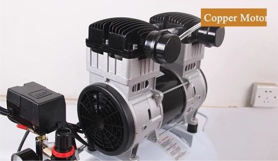 Small 1100w Oil Free Piston Air Compressor Soundless 50dB