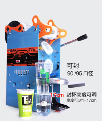 Diameter 95mm wheaten food Cup Filling Sealing Machine 700 Cups / Hour